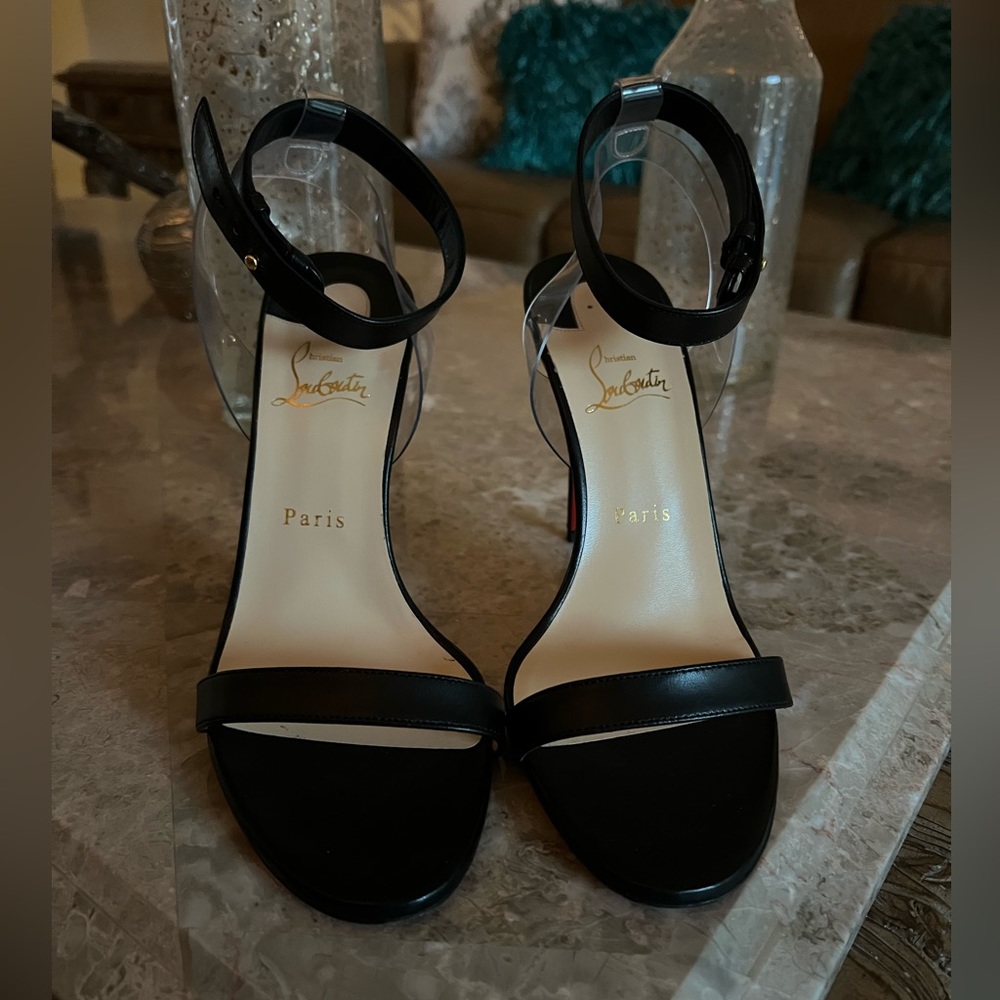 AUTHENTIC Christian Louboutin Jonatina 100 Napa sandals Size 9.5